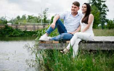 Pogoda lubi zaskoczyć. sesja narzeczeńska Julii i Kuby